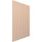Ekena Millwork 94H x 1/4T Adjustable Wood Slat Wall Panel Kit w/ 2W Slats, Alder contains 22 Slats SWW66X94X0250AL - alternate 6
